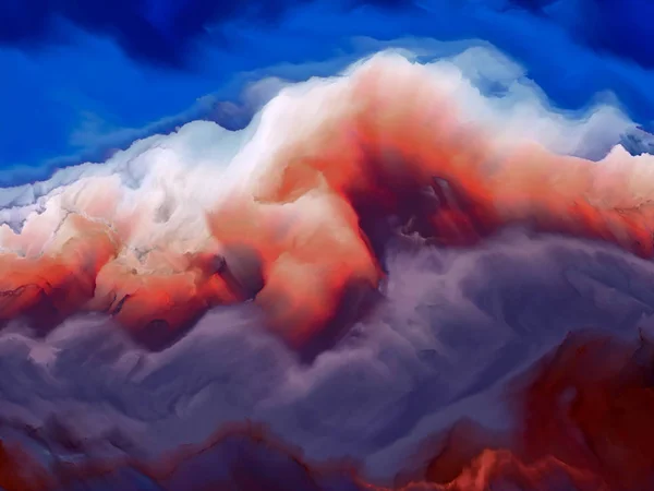 Kiss of  Cloudscape — Stock Photo, Image